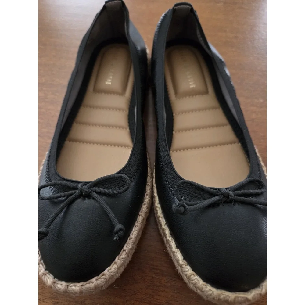 Kelly & Katie Espadrille Flats Shoes Women's 6m Comfort Classic‎ Ballet Slip On